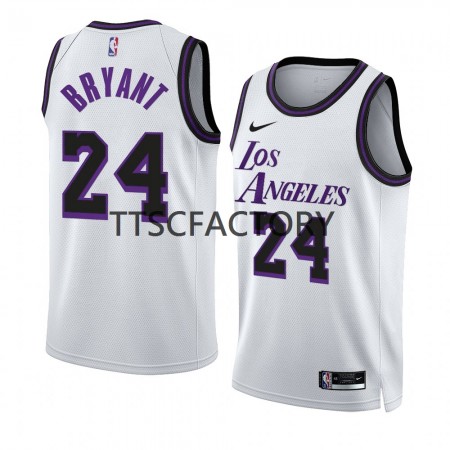 Dres Los Angeles Lakers Kobe Bryant 24 Nike 2022-23 City Edition Bijela Swingman - Muške